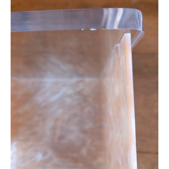 Vtg L & R Enterprises Lucite Light Trash Waste Container Made In CA USA - Picture 13 of 14